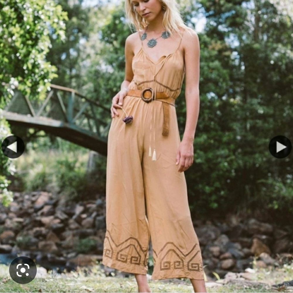 Chasing Unicorns Silk Deco  jumpsuit